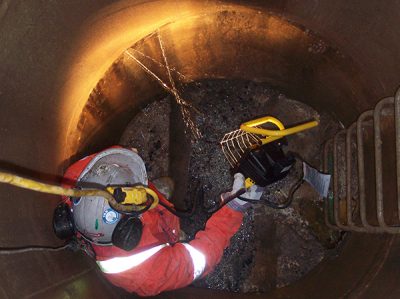 Chemical Grouting to Stop Water Seepage into Utility Chamber